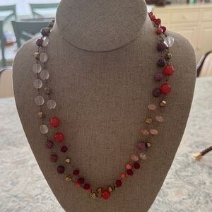 Stella & Dot Aileen long or layer Beaded Necklace